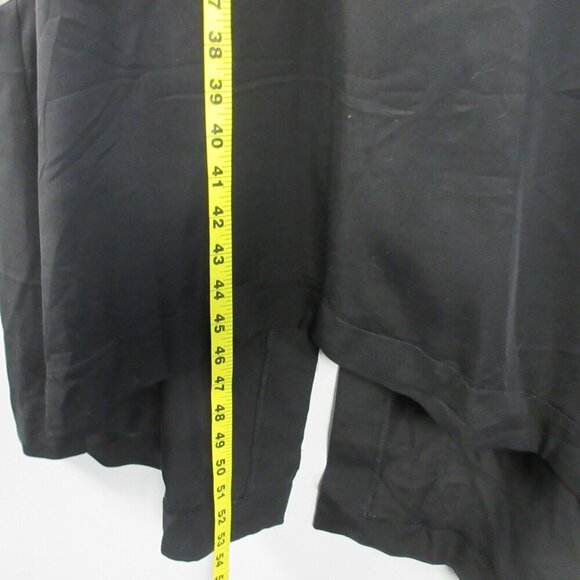 Ronen Chen Guam Dress 10 3 Gray Black Sleeveless Long Maxi Tencel Lagenlook 402 - Picture 11 of 12